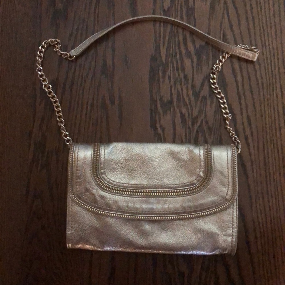 Michael Kors Gold Clutch